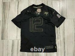 Nike NFL Tamp Bay Buccaneers Tom Brady Authentic Jersey Black Gold