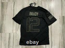 Nike NFL Tamp Bay Buccaneers Tom Brady Authentic Jersey Black Gold