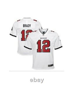 Nike NFL Youth Tampa Bay Buccaneers Tom Brady #12 Game Team Jersey White