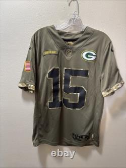 Nike New Green Bay Packers Bart Starr Salute To Service Camo Jersey Sz S