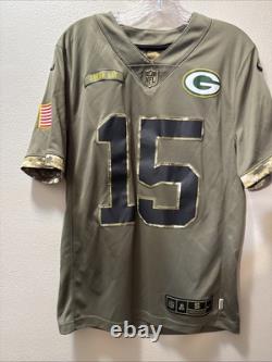 Nike New Green Bay Packers Bart Starr Salute To Service Camo Jersey Sz S