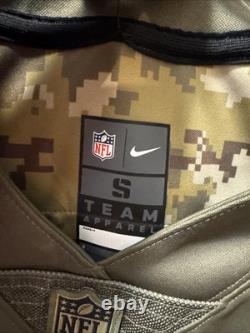 Nike New Green Bay Packers Bart Starr Salute To Service Camo Jersey Sz S