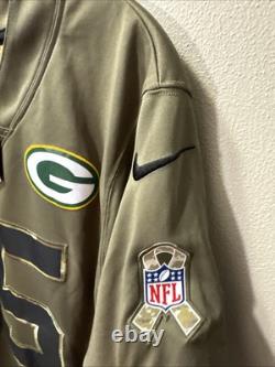 Nike New Green Bay Packers Bart Starr Salute To Service Camo Jersey Sz S