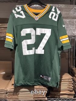 Nike On Field Eddie Lacy #27 Signed Green Bay Packers Jersey Size 44 Autograph