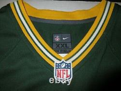 Nike On Field Green Bay Packers Charles Woodson NFL Football Jersey 2XL NEW