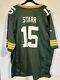 Nike Onfield Green Bay Packers Bart Starr #15 Nfl Football Jersey Green Sz 3xl