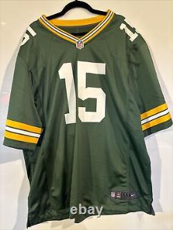 Nike Onfield Green Bay Packers Bart Starr #15 NFL Football Jersey Green Sz 3XL