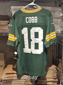 Nike Randall Cobb #18 Packers Jersey Signed Auto NWT On Field Size 40 Medium