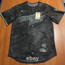 Nike Randy Arozarena Tampa Bay Rays City Connect MLB Jersey Black Adult S