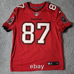 Nike Rob Gronkowski 87 Tampa Bay Buccaneers Men's Large Red Vapor Limited Jersey