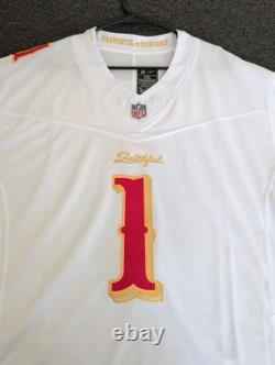Nike San Francisco 49ers Faithful To The Bay #1 NFL Jersey White XXL Dri-Fit