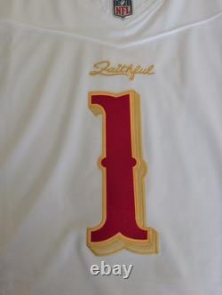 Nike San Francisco 49ers Faithful To The Bay #1 NFL Jersey White XXL Dri-Fit