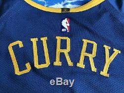 Nike Steph Curry The Bay City Edition Authentic Jersey AH6209-427 $200 Sz 52 XL
