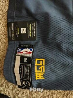 Nike Steph Curry The Bay City Edition Authentic Jersey AH6209-427 $200 Sz 56 XXL