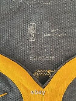 Nike Steph Curry The Bay City Stitched Authentic Jersey AH6209-427 $200 Sz 40 S