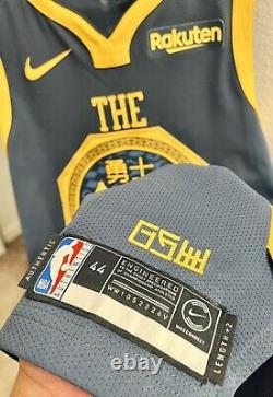 Nike Steph Curry The Bay City Stitched Authentic Jersey AH6209-427 Sz 44 M