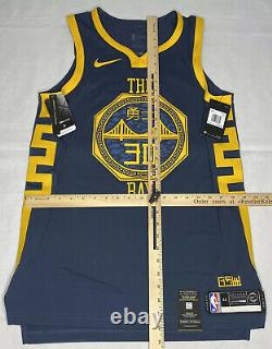 Nike Stephen Curry Jersey The Bay City Edition Size 44 Medium Vaporknit NWT Blue