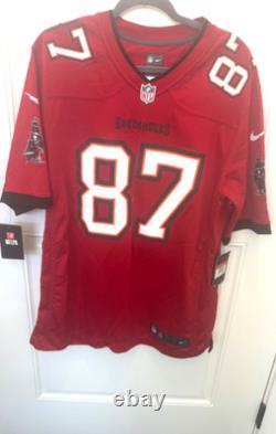 Nike Tampa Bay Buccaneers #87 Rob Gronkowski Red NFL Jersey Size L NWT