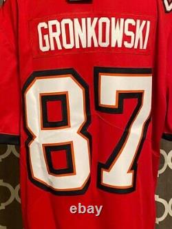 Nike Tampa Bay Buccaneers Rob Gronkowski Red Game Jersey Mens Size XXL NEW