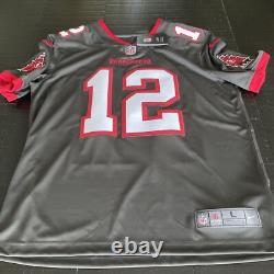 Nike Tampa Bay Buccaneers Tom Brady#12 Red Limited Jersey Mens Nwt Size L