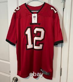 Nike Tampa Bay Buccaneers Tom Brady Limited Jersey Red Men's XL New With Tags