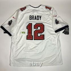 Nike Tampa Bay Buccaneers Tom Brady White Game Jersey Size 2XL Authentic