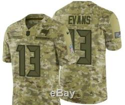 Nike Tampa Bay Bucs Medium Mike Evans Camo Salute to Service Football Jersey New