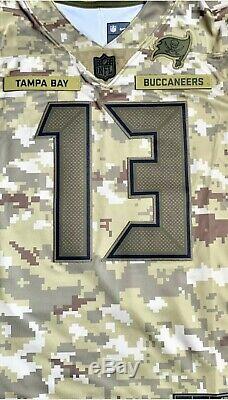 Nike Tampa Bay Bucs Medium Mike Evans Camo Salute to Service Football Jersey New