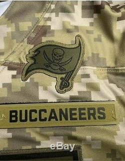 Nike Tampa Bay Bucs Medium Mike Evans Camo Salute to Service Football Jersey New