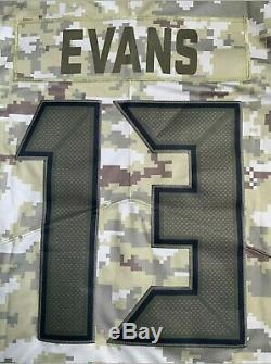 Nike Tampa Bay Bucs Medium Mike Evans Camo Salute to Service Football Jersey New