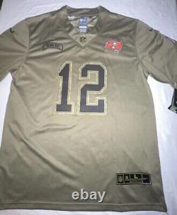 Nike Tampa Bay Tom Brady Camo Salute Our Military Limited Edition Jersey Men's L