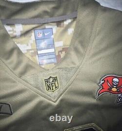 Nike Tampa Bay Tom Brady Camo Salute Our Military Limited Edition Jersey Men's L