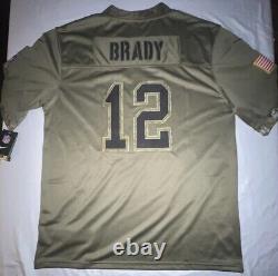 Nike Tampa Bay Tom Brady Camo Salute Our Military Limited Edition Jersey Men's L