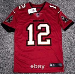 Nike Tom Brady #12 Tampa Bay Buccaneers Dri-FIT NFL Football Jersey NEW Size S