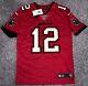 Nike Tom Brady #12 Tampa Bay Buccaneers Dri-fit Nfl Football Jersey New Size S