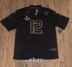 Nike Tom Brady Black Tampa Bay Buccaneers 2020 Salute To Service SB LV Patch NWT