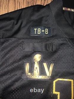 Nike Tom Brady Black Tampa Bay Buccaneers 2020 Salute To Service SB LV Patch NWT