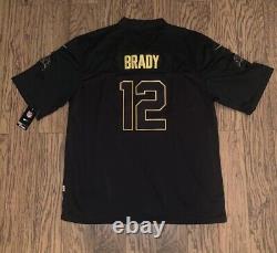 Nike Tom Brady Black Tampa Bay Buccaneers 2020 Salute To Service SB LV Patch NWT