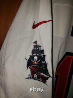 Nike Tom Brady Tampa Bay Buccaneers #12 White NFL Football Jersey Men's L NEW