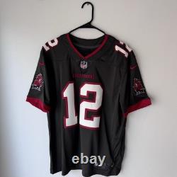 Nike Tom Brady Tampa Bay Buccaneers Alternate Vapor Limited Jersey Pewter Large