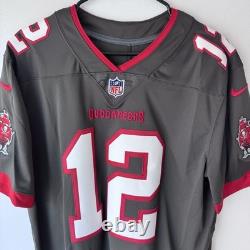 Nike Tom Brady Tampa Bay Buccaneers Alternate Vapor Limited Jersey Pewter Large
