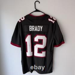 Nike Tom Brady Tampa Bay Buccaneers Alternate Vapor Limited Jersey Pewter Large