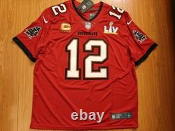 Nike Tom Brady Tampa Bay Buccaneers Elite Vapor Limited NFL Jersey sz. XL SB LV
