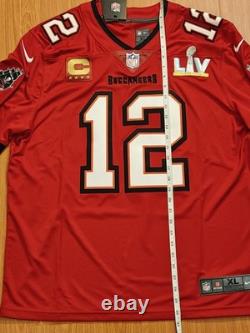 Nike Tom Brady Tampa Bay Buccaneers Elite Vapor Limited NFL Jersey sz. XL SB LV