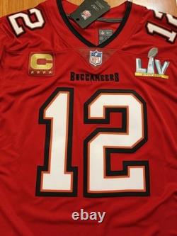 Nike Tom Brady Tampa Bay Buccaneers Elite Vapor Limited NFL Jersey sz. XL SB LV