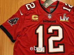 Nike Tom Brady Tampa Bay Buccaneers Elite Vapor Limited NFL Jersey sz. XL SB LV