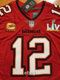 Nike Tom Brady Tampa Bay Buccaneers Elite Vapor Limited NFL Jersey sz. XL SB LV