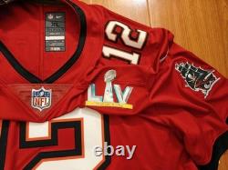 Nike Tom Brady Tampa Bay Buccaneers Elite Vapor Limited NFL Jersey sz. XL SB LV