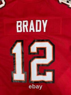 Nike Tom Brady Tampa Bay Buccaneers Jersey Red Men's Large New with Tags