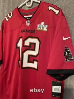 Nike Tom Brady Tampa Bay Buccaneers NFL Super Bowl LIV Game Jersey Men's 2XL NEW